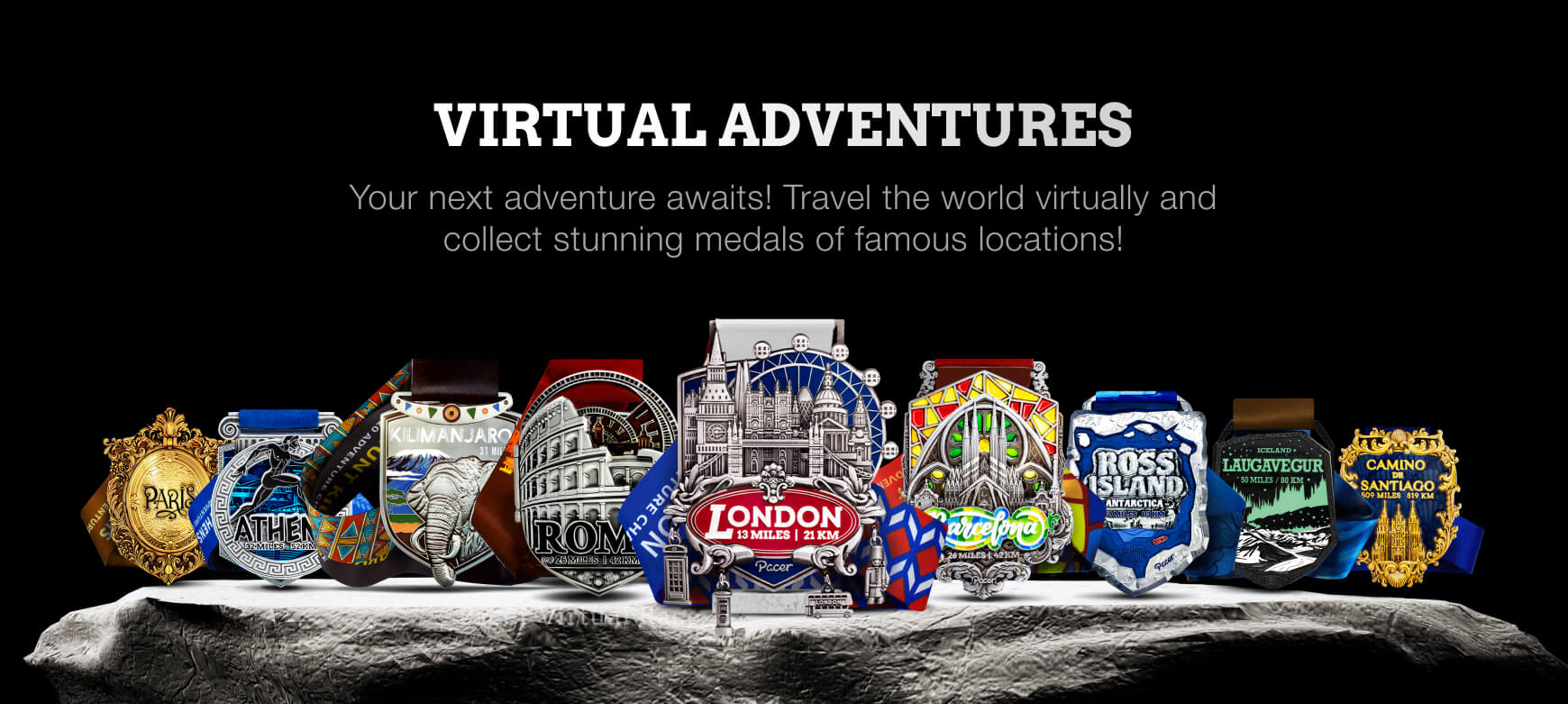 Race Anywhere, Earn Real Medals